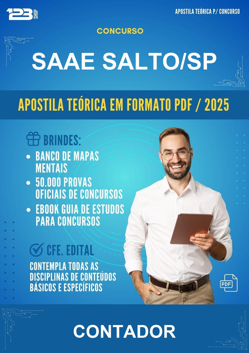 Apostila Teórica para o Concurso Saae Salto/SP para Contador