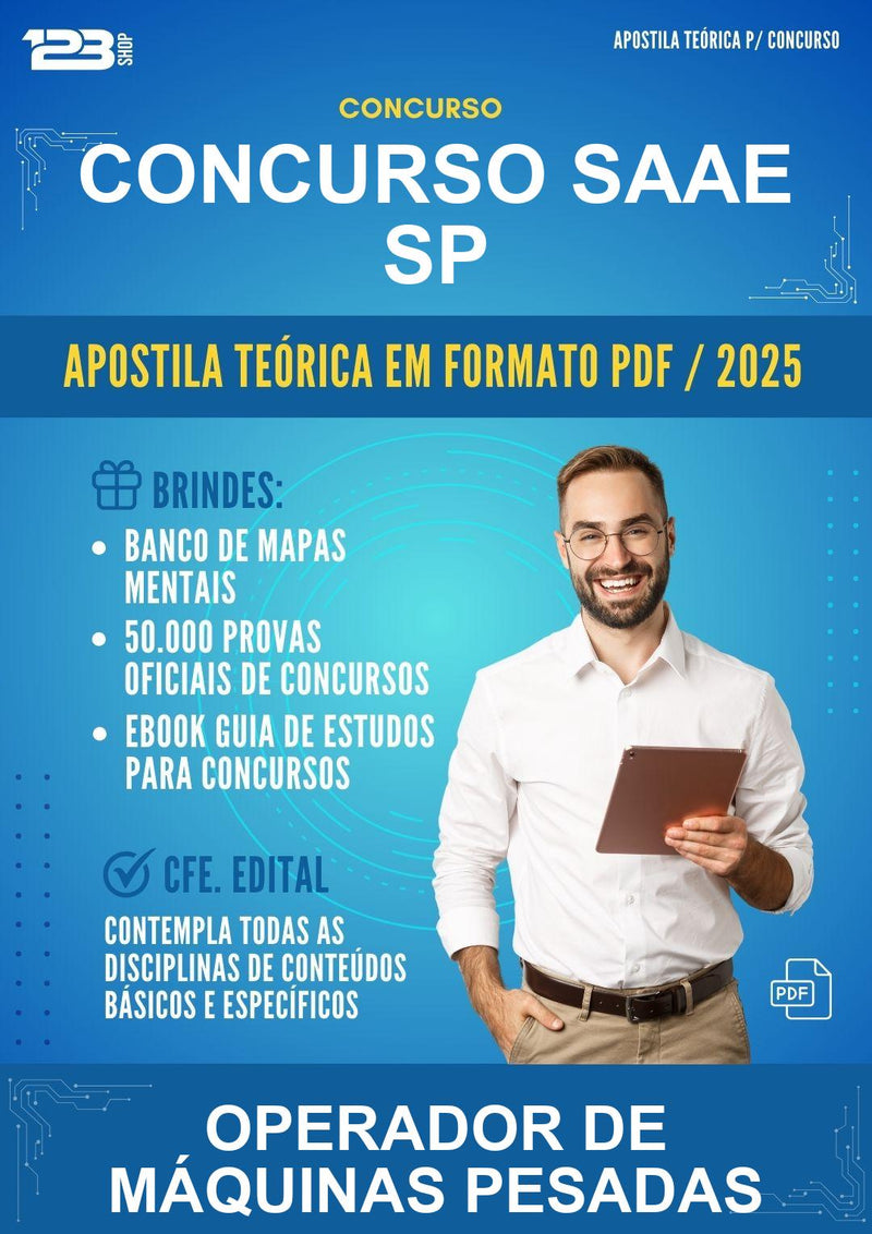 Apostila Teórica para o Concurso Saae Sp para Operador de Máquinas Pesadas