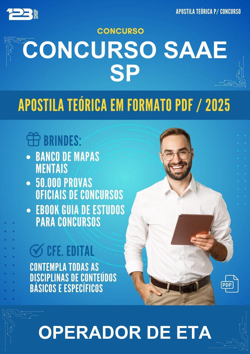 Apostila Teórica para o Concurso Saae Sp para Operador de Eta