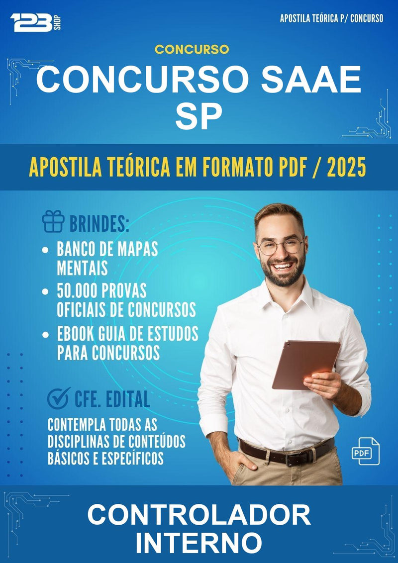 Apostila Teórica para o Concurso Saae Sp para Controlador Interno