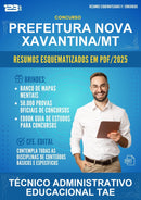 Resumos Esquematizados para o Concurso Prefeitura Nova Xavantina/MT para Técnico Administrativo Educacional Tae