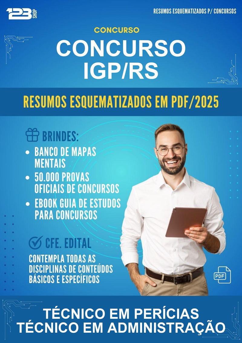 Resumos Esquematizados para o Concurso Igp/RS para Técnico Em Perícias Técnico Em Administração