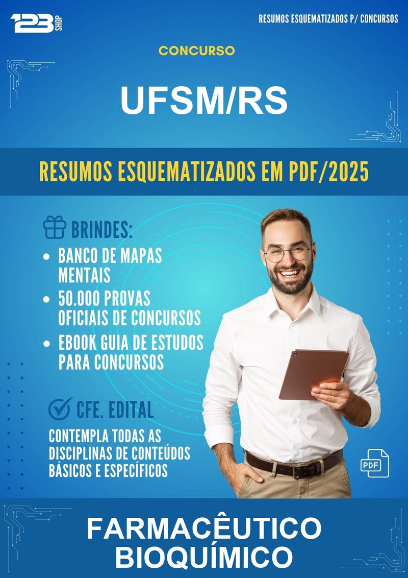 Resumos Esquematizados para o Concurso Ufsm/RS para Farmacêutico Bioquímico