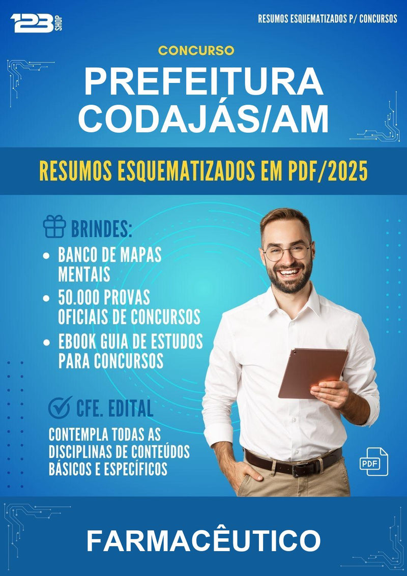 Resumos Esquematizados para o Concurso Prefeitura Codajás/AM para Farmacêutico