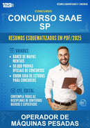 Resumos Esquematizados para o Concurso Saae Sp para Operador de Máquinas Pesadas