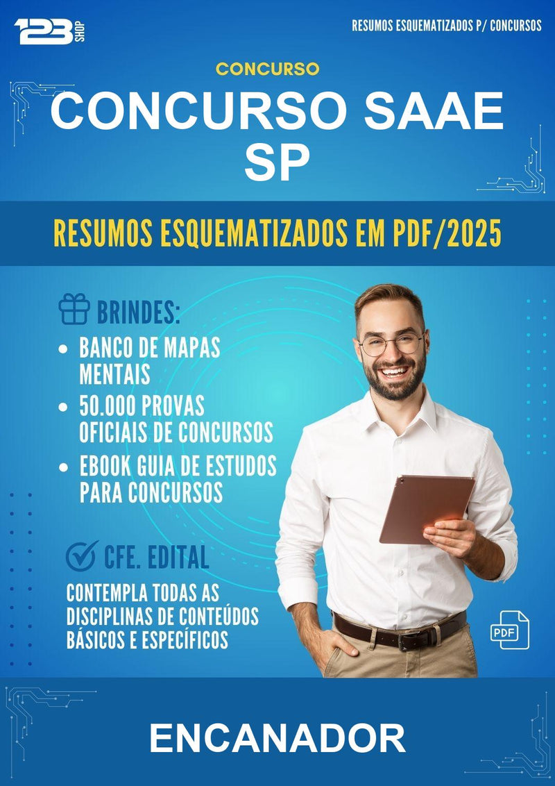 Resumos Esquematizados para o Concurso Saae Sp para Encanador