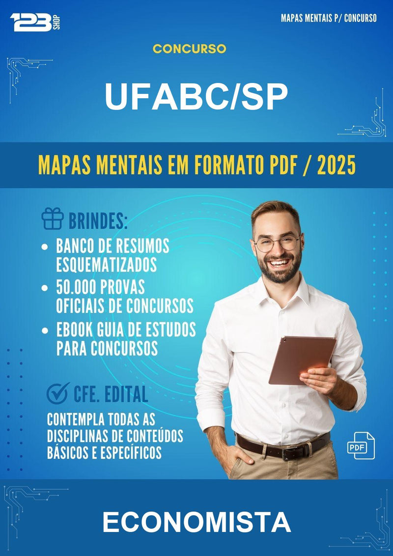 Mapas Mentais para o Concurso Ufabc/SP para Economista