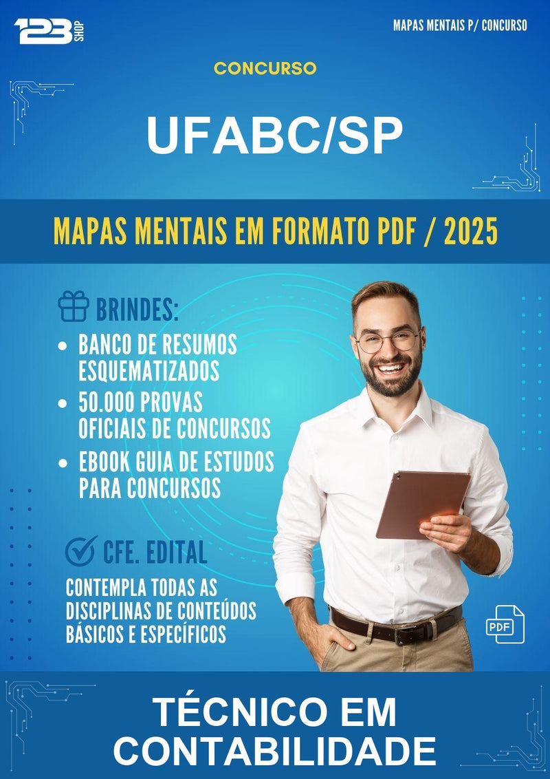 Mapas Mentais para o Concurso Ufabc/SP para Técnico Em Contabilidade