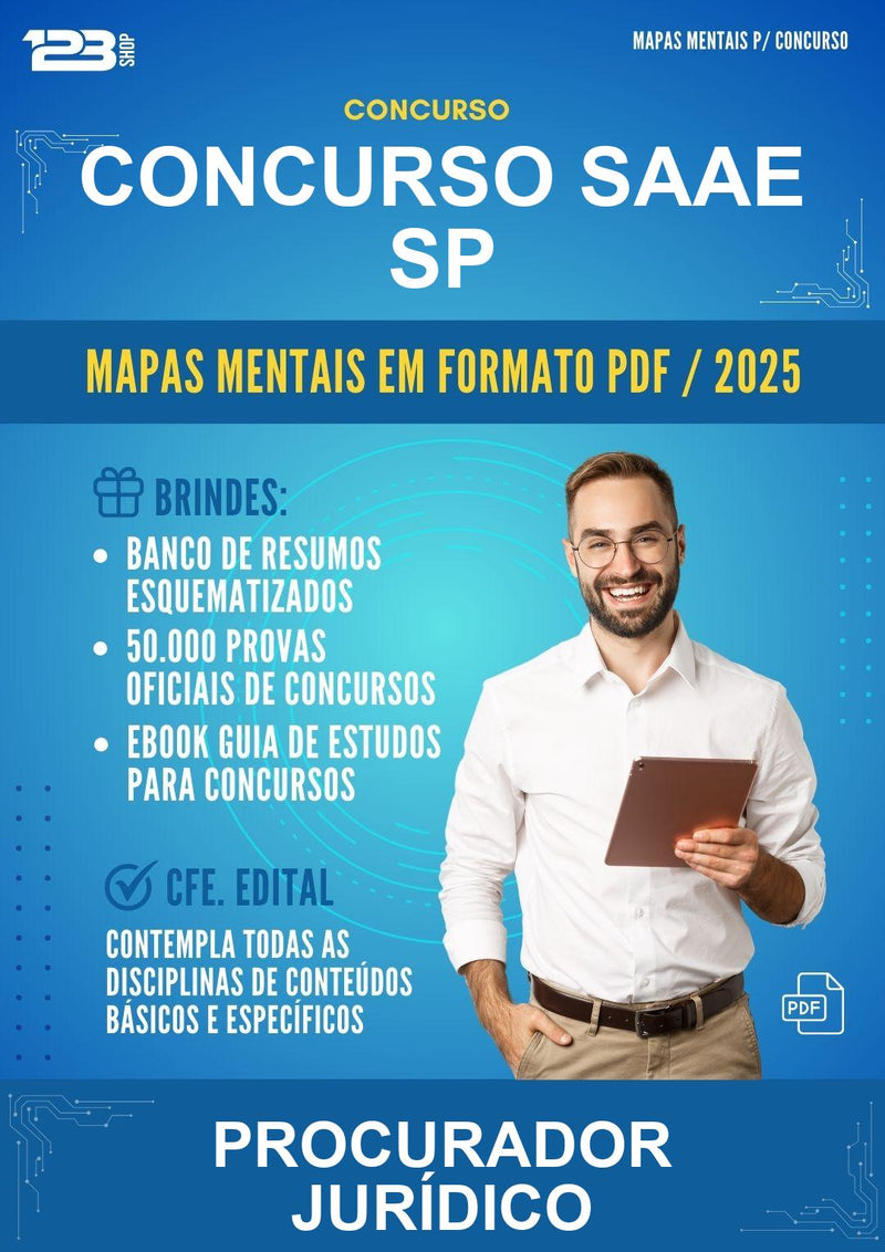 Mapas Mentais para o Concurso Saae Sp para Procurador Jurídico