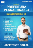 Flashcards em PDF para o Concurso Prefeitura Planaltina/GO para Assistente Social - 1000 Flashcards