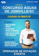 Flashcards em PDF para o Concurso Águas de Joinville/SC para Operador de Estação Ete/ETA - 2000 Flashcards