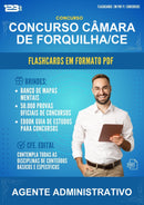 Flashcards em PDF para o Concurso Câmara de Forquilha/CE para Agente Administrativo - 2000 Flashcards