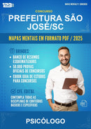 Mapas Mentais para o Concurso Prefeitura São José/SC para Psicólogo