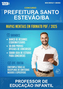 Mapas Mentais para o Concurso Prefeitura Santo Estevão/BA para Professor de Educação Infantil