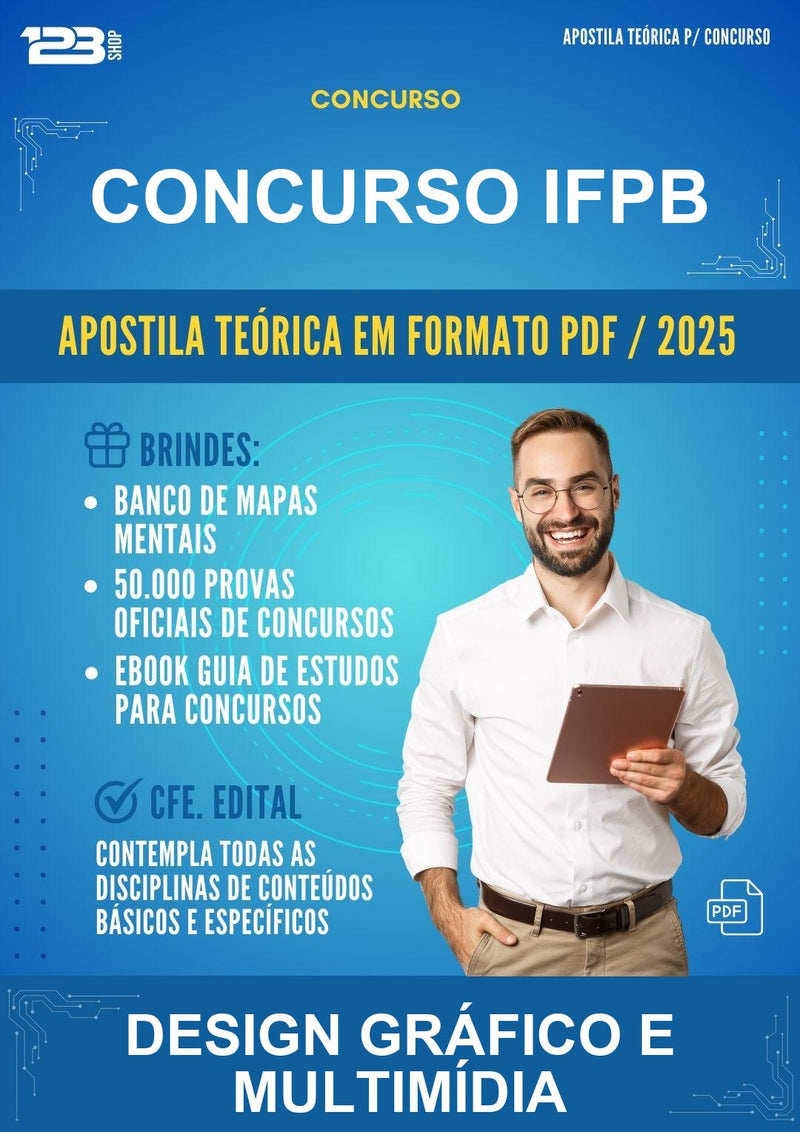 Apostila Teórica para o Concurso Ifpb para Design Gráfico E Multimídia