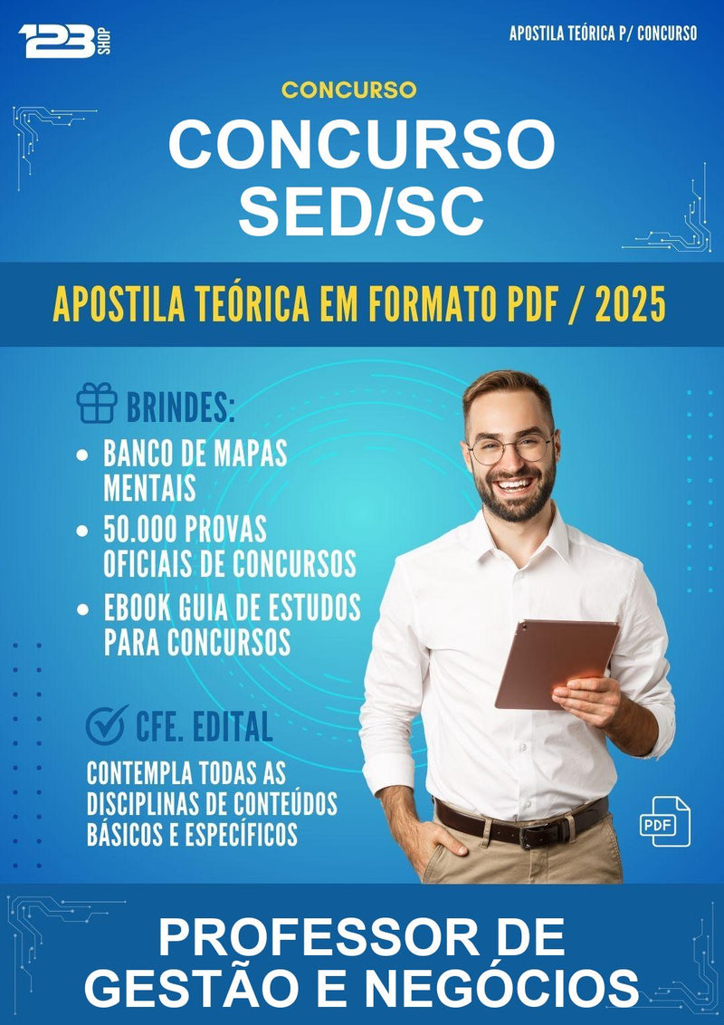 Apostila Teórica para o Concurso Sed/SC para Professor de Gestão E Negócios