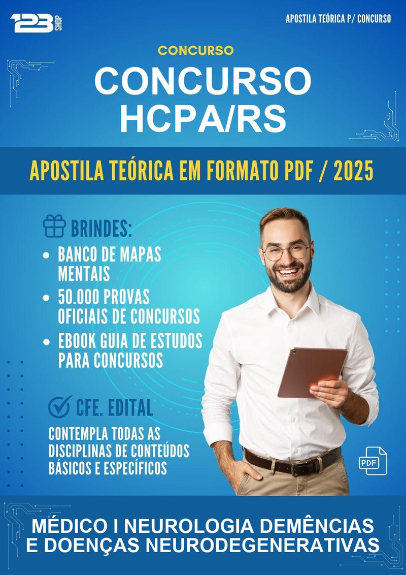 Apostila Teórica para o Concurso Hcpa/RS para Médico I Neurologia Demências E Doenças Neurodegenerativas