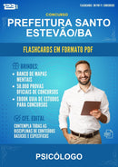 Flashcards em PDF para o Concurso Prefeitura Santo Estevão/BA para Psicólogo - 400 Flashcards