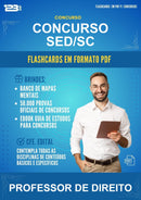 Flashcards em PDF para o Concurso Sed/SC para Professor de Direito - 2000 Flashcards