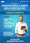 Flashcards em PDF para o Concurso Prefeitura Campo Belo do Sul/SC para Auxiliar Administrativo - 2000 Flashcards