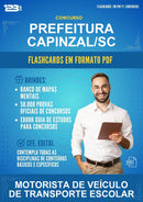 Flashcards em PDF para o Concurso Prefeitura Capinzal/SC para Motorista de Veículo de Transporte Escolar - 2000 Flashcards