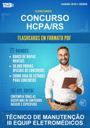 Flashcards em PDF para o Concurso Hcpa/RS para Técnico de Manutenção Iii Equip Eletromédicos - 2000 Flashcards