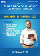 Mapas Mentais de Lei Orgânica do Município de Japaratinga/AL - Em Formato PDF