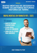 Mapas Mentais de Geografia Sobre Os Sistemas Naturais: História da Terra - Em Formato Pdf
