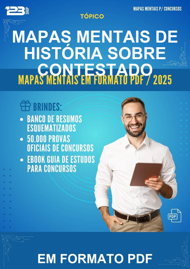 Mapas Mentais de História Sobre Contestado - Em Formato Pdf