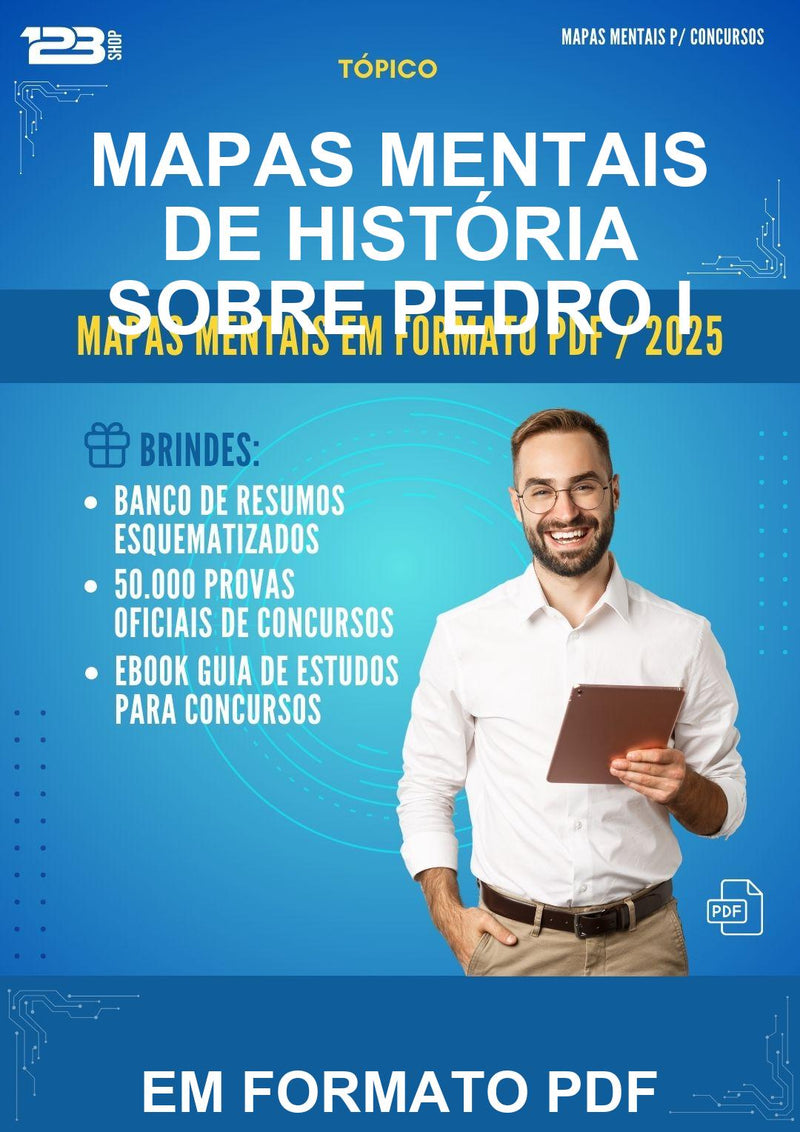 Mapas Mentais de História Sobre Pedro I - Em Formato Pdf