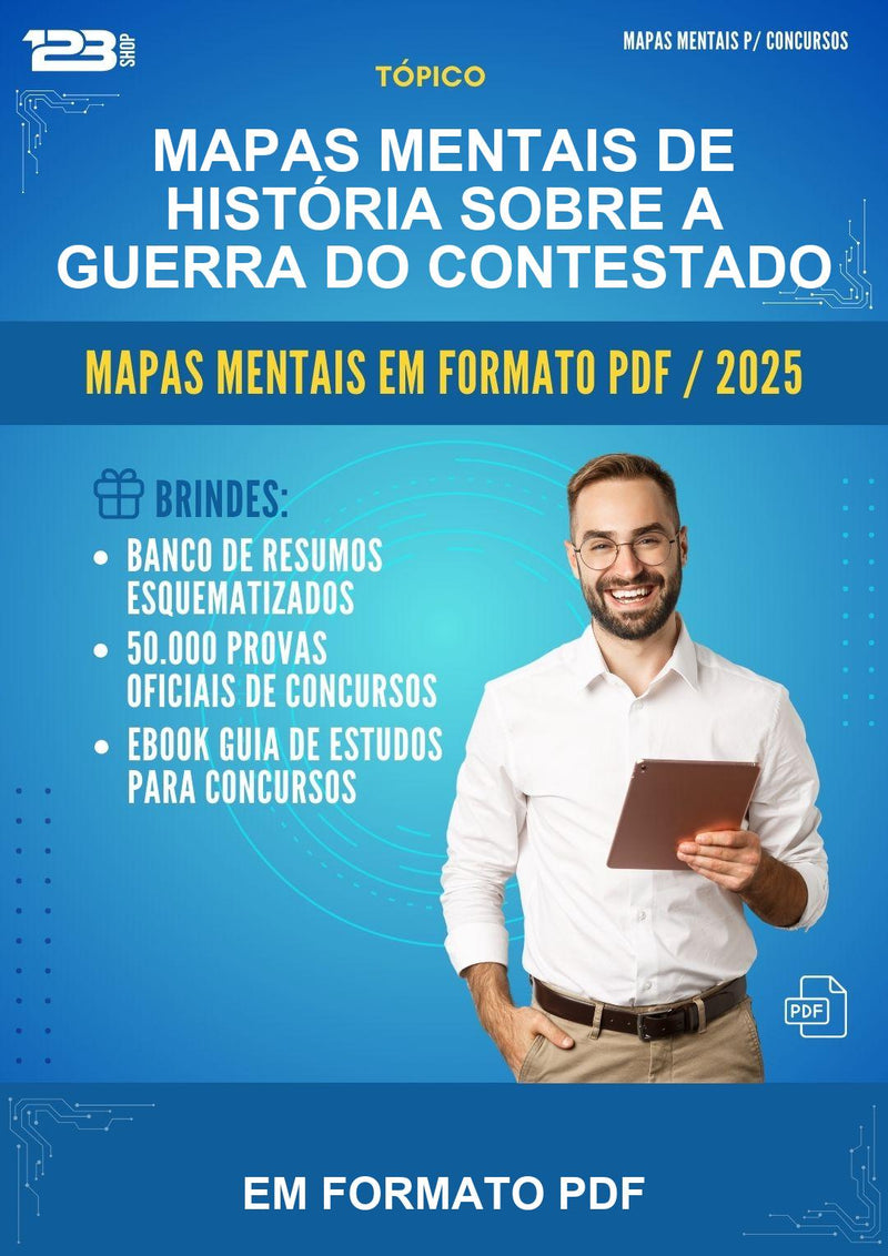 Mapas Mentais de História Sobre A Guerra do Contestado - Em Formato Pdf
