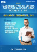 Mapas Mentais de Língua Portuguesa Sobre Usos do "que" E "se" - Em Formato Pdf