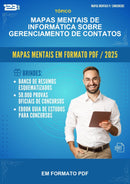 Mapas Mentais de Informática Sobre Gerenciamento de Contatos - Em Formato Pdf