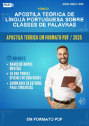 Apostila Teórica de Língua Portuguesa Sobre Classes de Palavras - Em Formato Pdf