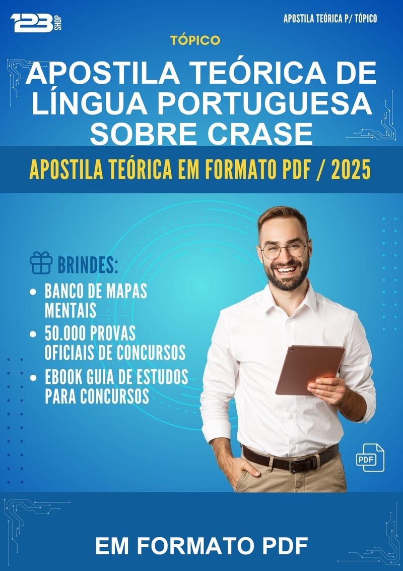 Apostila Teórica de Língua Portuguesa Sobre Crase - Em Formato Pdf