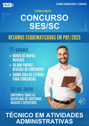 Resumos Esquematizados para o Concurso Ses/SC para Técnico Em Atividades Administrativas