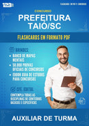 Flashcards em PDF para o Concurso Prefeitura Taió/SC para Auxiliar de Turma - 1000 Flashcards