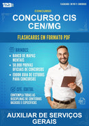 Flashcards em PDF para o Concurso Cis Cen/MG para Auxiliar de Serviços Gerais - 1000 Flashcards