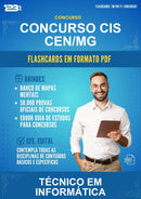 Flashcards em PDF para o Concurso Cis Cen/MG para Técnico Em Informática - 1000 Flashcards