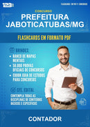 Flashcards em PDF para o Concurso Prefeitura Jaboticatubas/MG para Contador - 2000 Flashcards