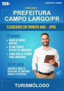 Flashcards Anki para o Concurso Prefeitura Campo Largo/PR para Turismólogo - 600 Flashcards