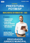 Mapas Mentais para o Concurso Prefeitura Potim/SP para Procurador Jurídico Municipal