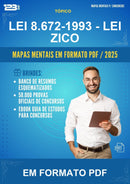Mapas Mentais da Lei 8.672-1993 - Lei Zico - Em Formato Pdf