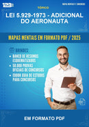Mapas Mentais da Lei 5.929-1973 - Adicional do Aeronauta - Em Formato Pdf