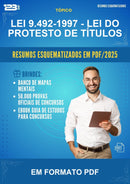 Lei 9.492-1997 - Lei do Protesto de Títulos Esquematizada