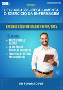 Lei 7.498-1986 - Regulamenta O Exercício da Enfermagem Esquematizada