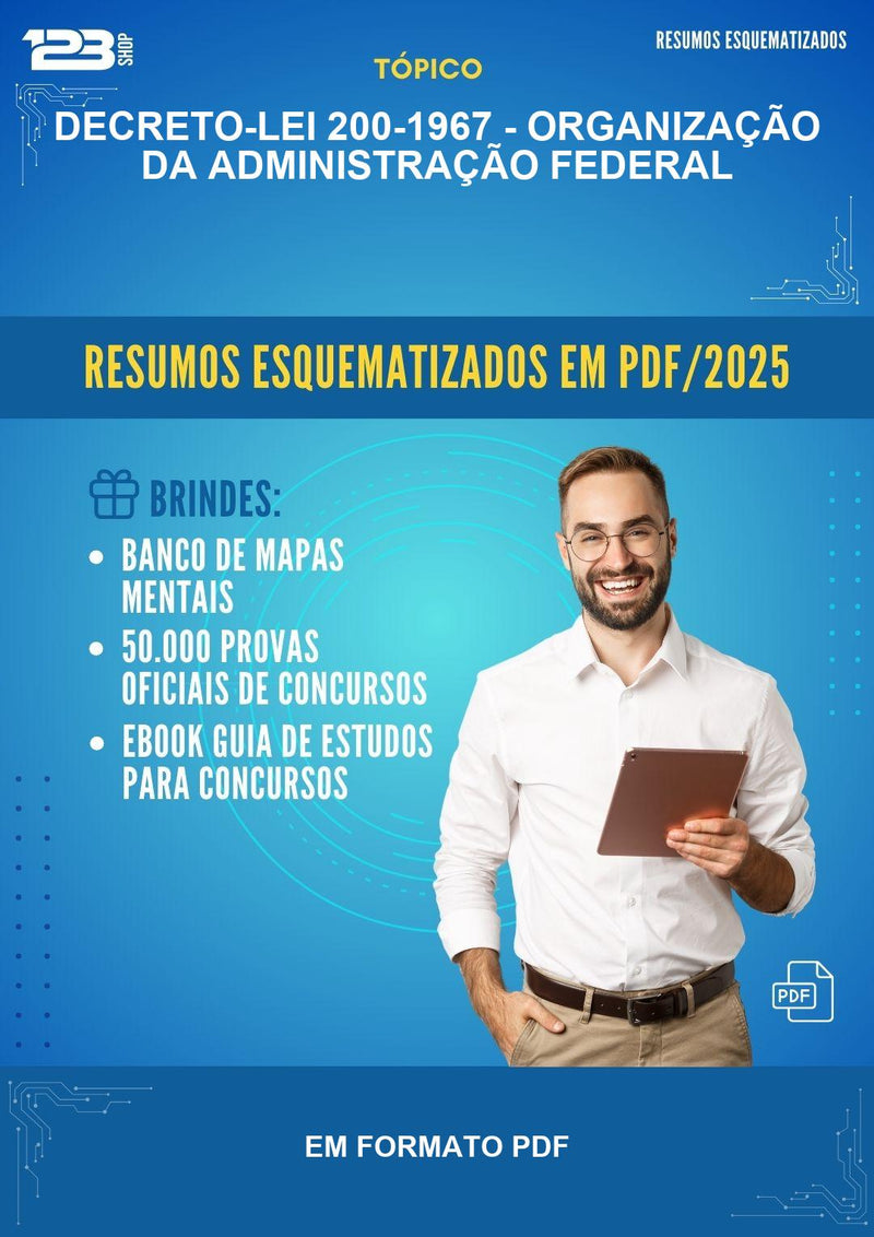 Decreto-lei 200-1967 - Organização da Administração Federal Esquematizada