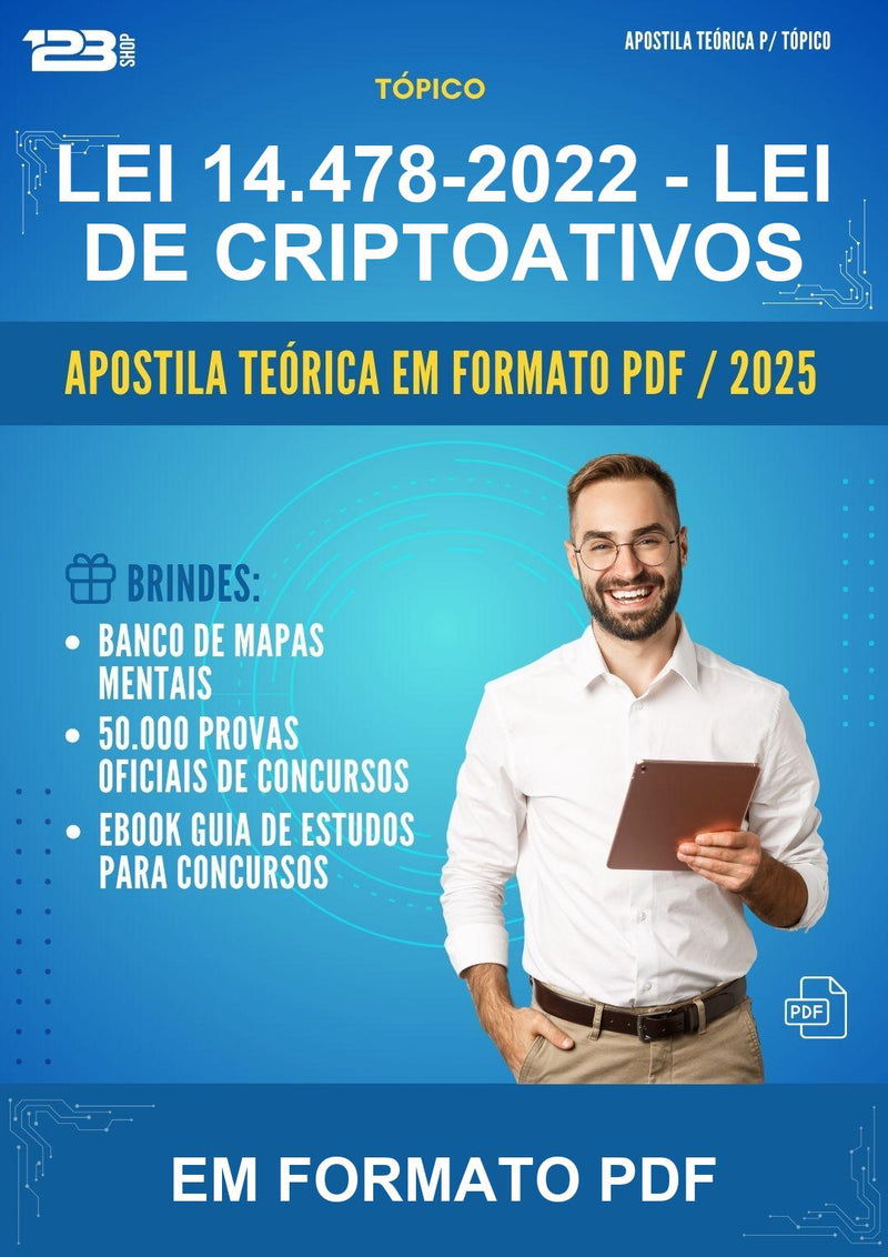 Apostila Teórica da Lei 14.478-2022 - Lei de Criptoativos - Em Formato Pdf