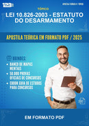 Apostila Teórica da Lei 10.826-2003 - Estatuto do Desarmamento - Em Formato Pdf