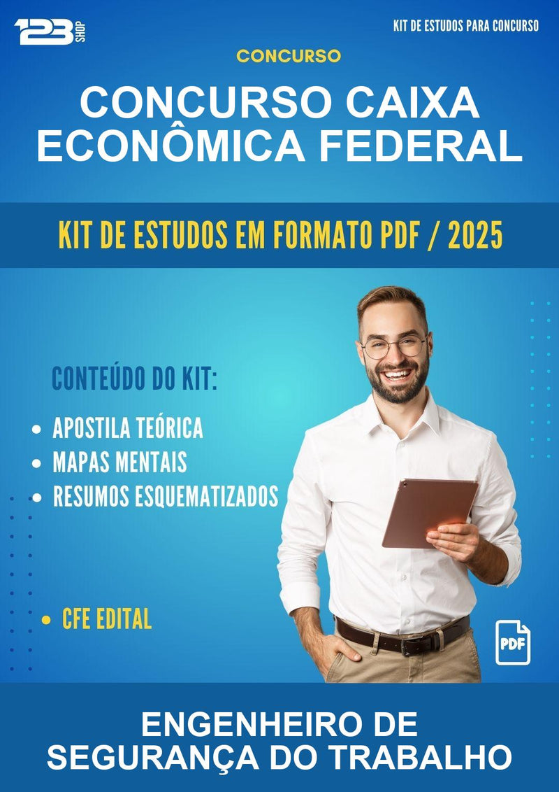 Kit de Estudos para o Concurso Caixa Econômica Federal para Engenheiro de Segurança do Trabalho